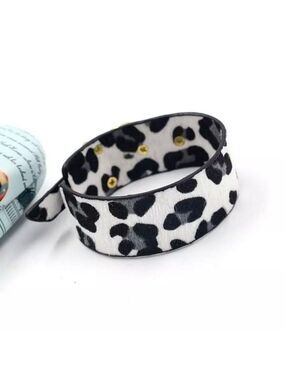 Animal Print Bracelet White only